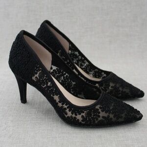 Kailee P Lace Evening Pump